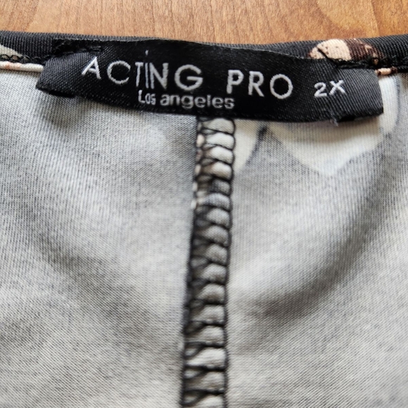 Acting pro floral shirt size 2x - Picture 3 of 4